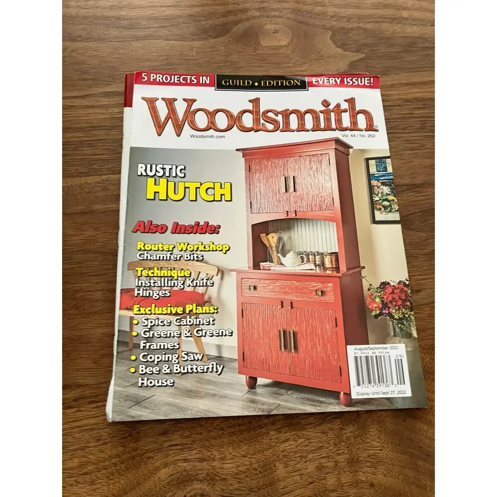 Lot of 5 Woodsmith Magazines‎ | Woodworking Plans, DIY Projects, Shop Guides